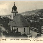 La Chaux de Fonds - Temple et Vue generale