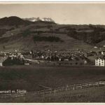 Appenzell mit Säntis