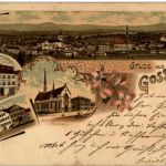 Gruss aus Gossau - Litho