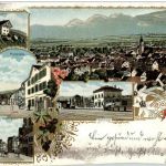 Gruss aus Altstätten - Litho