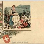 Souvenir d Appenzell - Litho