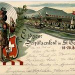 St. Gallen - Eidg. Schützenfest 1904 - Litho