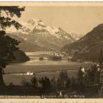Blick von Chasellas auf Campfer Silvaplana