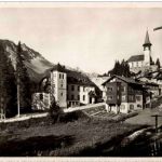 Arosa mit dorfkirche - Jugenherberge
