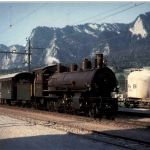 en tete d un special a Untervaz - Eisenbahn
