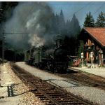 Gare de Cavadürli- Eisenbahn