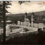 Einsiedeln - Kloster mit Frauenbrunnen
