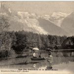 Lac des Gaillands et le Mont blanc