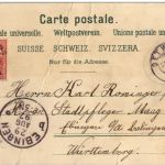 Gruss aus Maennedorf - Litho
