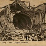 Torcy - Le Eglise en ruines