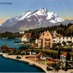 Weggis - Der Quais mit Pilatus