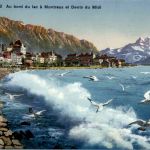 Au bord du lac a Montreux