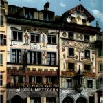 Luzern - Alte Häuser am Weinmarkt