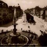 La Chaux de Fonds - Fontains monumentale et Av Leopold Robert