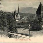 Luzern - Hofkirche und Rigi