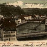 Luzern - Reusbrücke mit Gütsch