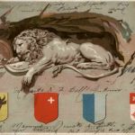 Luzern - Der Löwe - Litho