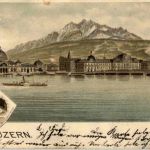 Gruss aus Luzern - Litho