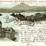 Gruss aus Luzern - Litho