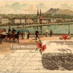 Gruss aus Luzern - Litho