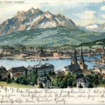 Gruss aus Luzern - Litho
