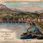Gruss aus Luzern - Litho