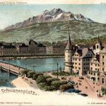 Gruss aus Luzern - Litho