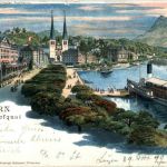 Gruss aus Luzern - Litho