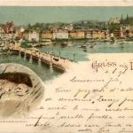 Gruss aus Luzern - Litho