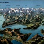 Der Vierwaldstättersee - Panoramakarte