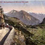 Brünigstrasse mit Blick auf Meiringen