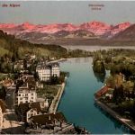 Thun und die Alpen