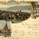 Souvenir de Lausanne - Litho