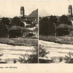 Unterseen mit Kirche - Stereokarte