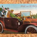 Gruss aus St. Gallen - Mechanische Karte - Auto Car