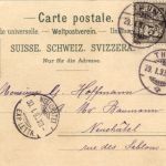 Gruss aus den Bergen - Litho