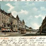 La Chaux de Fonds - Rue Leopold Robert mit Tram