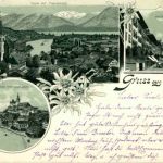 Gruss aus Thun - Litho