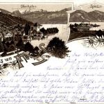 Gruss vom Thunersee - Oberhofen - Spiez - Litho