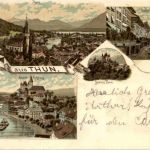 Gruss aus Thun - Litho