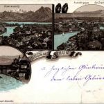 Gruss aus Thun - Litho