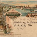 Gruss aus Zürich - Litho