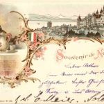 Gruss aus Neuchatel - Litho