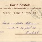 Gruss aus Neuchatel - Litho