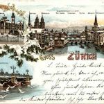 Gruss aus Zürich - Litho