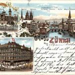 Gruss aus Zürich - Litho