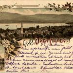 Gruss aus Ober Aegeri - Litho