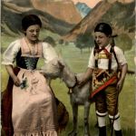 Appenzell - Tracht - Ziege