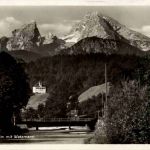 Schloss Lustheim mit Watzmann