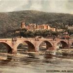 Heidelberg - Künstlerkarte Charles Flower